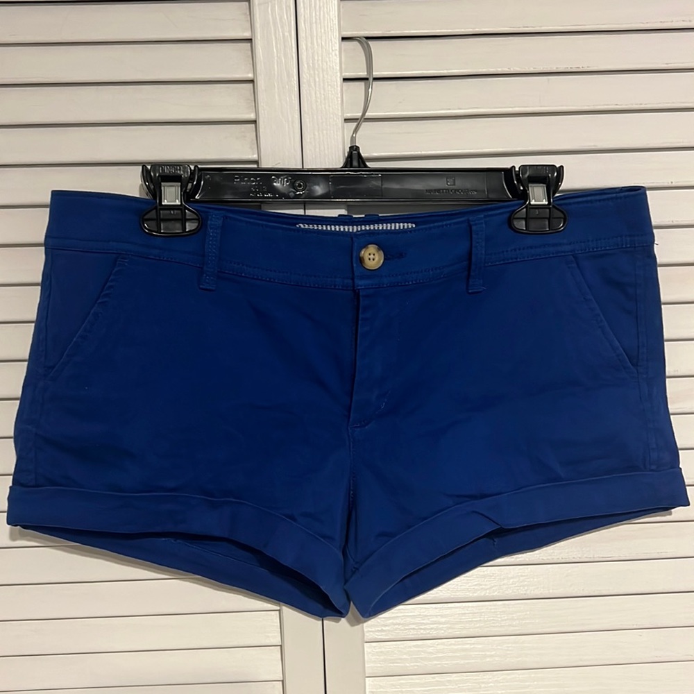 Blue A&F shorts